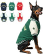 Warm Dog Varsity Jacket Heavyweight Fleece Pet Coat Small-4XL