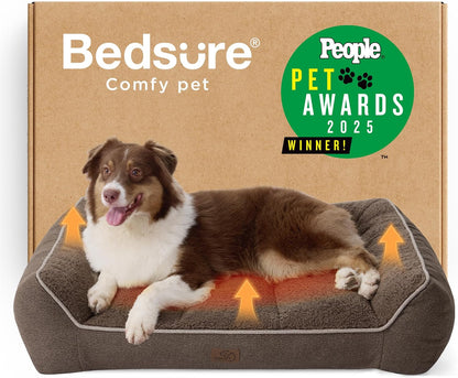 Bedsure Supportmax Orthopedic Dog Bed – Extra-Thick Bolster Sofa