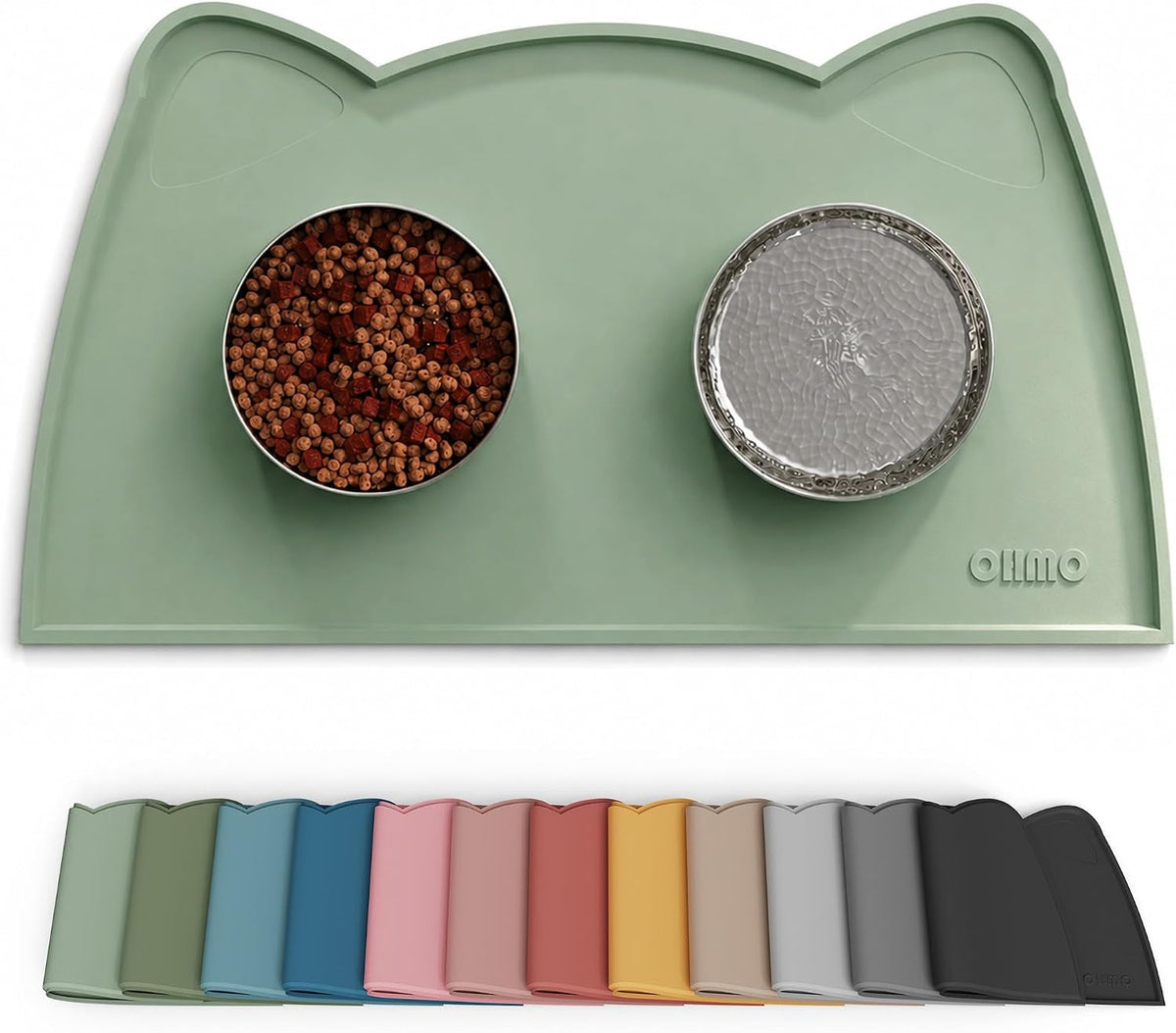 Silicone Pet Feeding Mat – Waterproof Non-Slip Bowl Mat, 36 Options