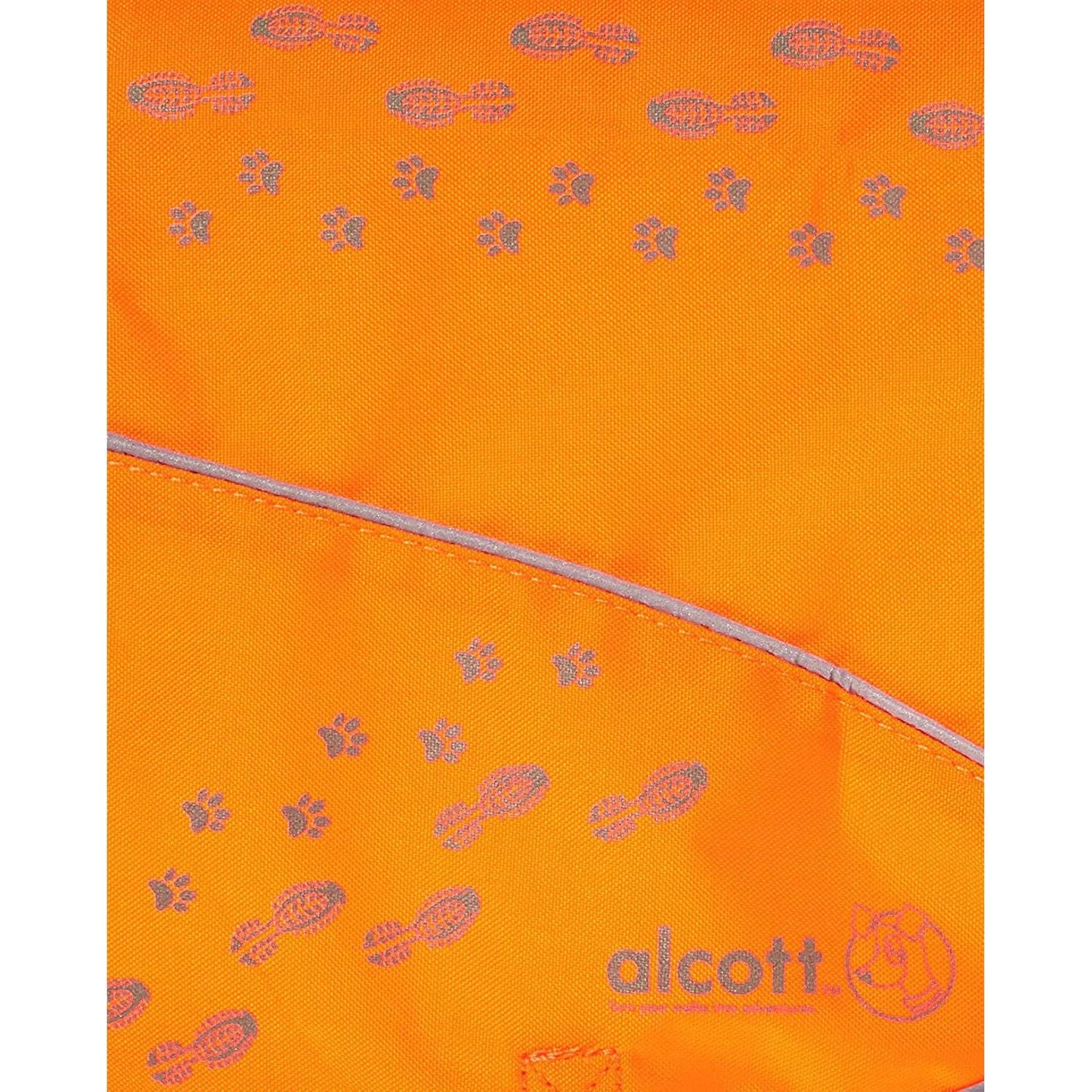 Alcott Visibility Dog Vest with Reflective Trim, Neon Orange Small