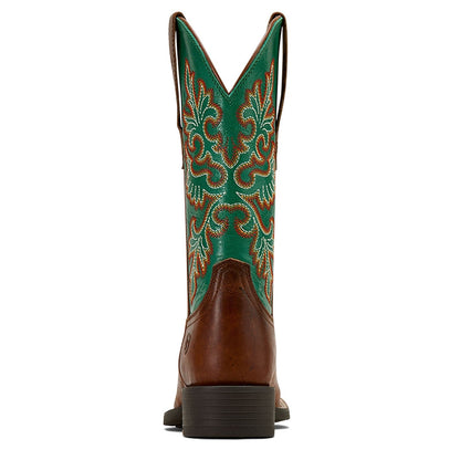 Ariat Women's Round Up Wide Square Toe StretchFit Western Boot