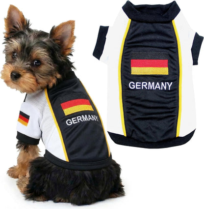 Parisian Pet Soccer Jersey for Dogs – Breathable Mesh Team Jersey, XS–5XL