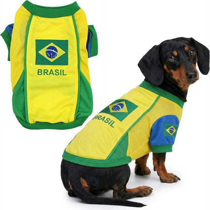 Parisian Pet Soccer Jersey for Dogs – Breathable Mesh Team Jersey, XS–5XL