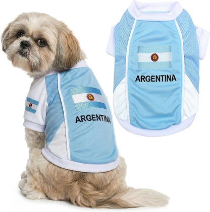 Parisian Pet Soccer Jersey for Dogs – Breathable Mesh Team Jersey, XS–5XL