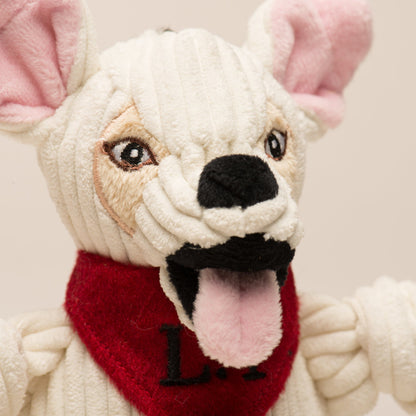 HuggleCause™, Living Free Animal Sanctuary, Little Tyke (L.T.) Knottie® Plush Dog Toy, Small