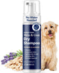 Dog Dry Shampoo Waterless No Rinse Oatmeal Lavender Itch Odor Relief 8oz