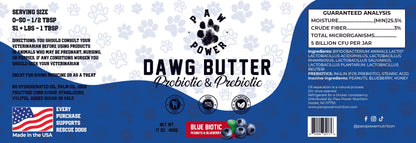 Dawg Butter Blue Biotic