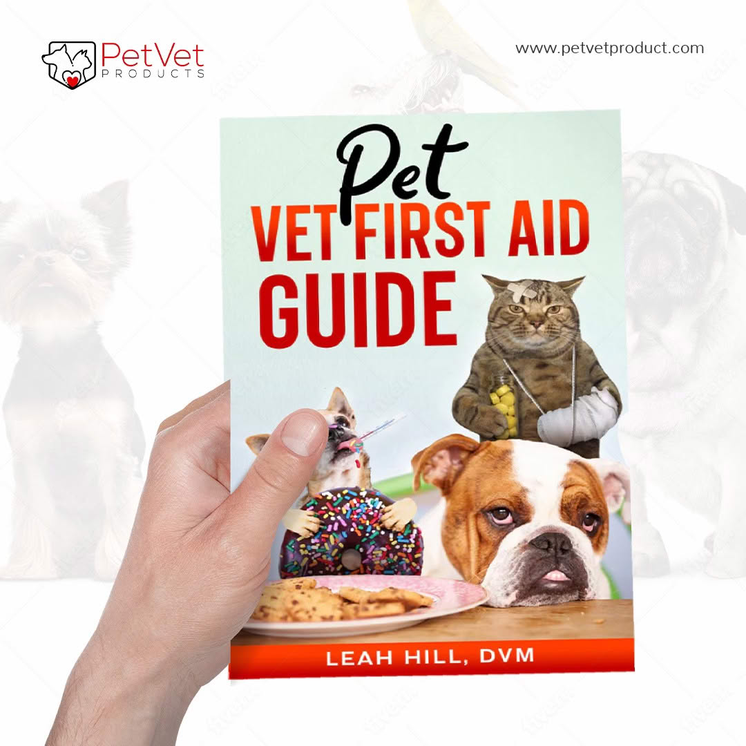**SALE** Pet Vet First Aid Guide Paperback – Dog & Cat Emergency Handbook with CPR, Toxicity Charts, Dosage Calculators & Step-by-Step Pet First Aid Instructions