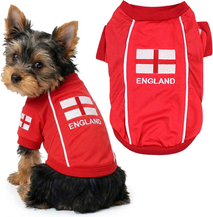 Parisian Pet Soccer Jersey for Dogs – Breathable Mesh Team Jersey, XS–5XL