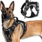 No Pull Tactical Dog Harness Molle Vest Adjustable Medium Large Dogs