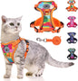 Escape Proof Cat Harness and Leash Reflective Adjustable Soft Vest