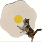 Wall-Mounted Floral Cat Scratcher – Durable & Eco-Friendly