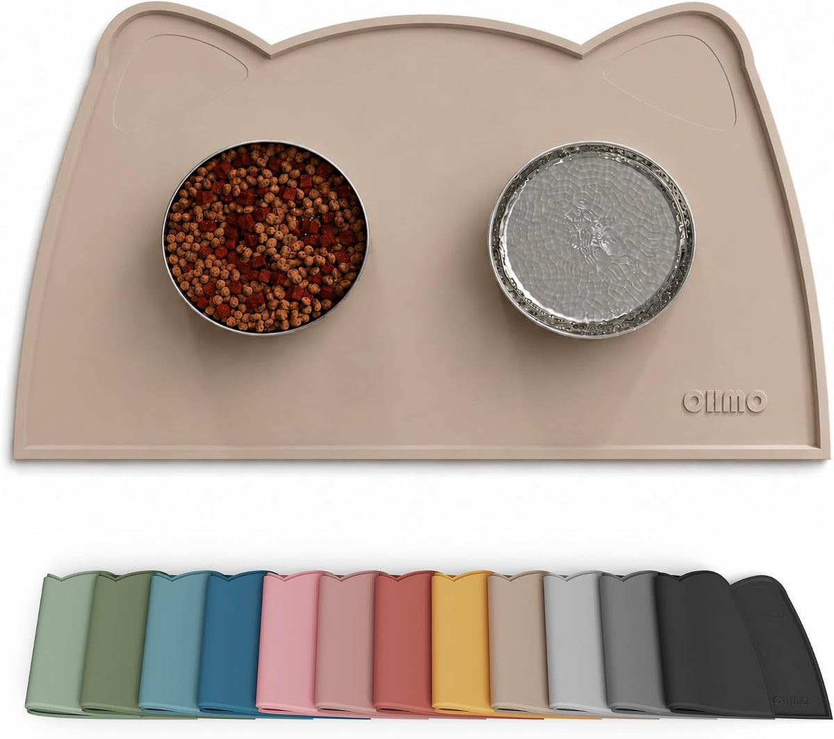 Silicone Pet Feeding Mat – Waterproof Non-Slip Bowl Mat, 36 Options