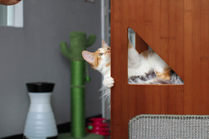 The Overlook - Sturdy - Bamboo Cat Tree