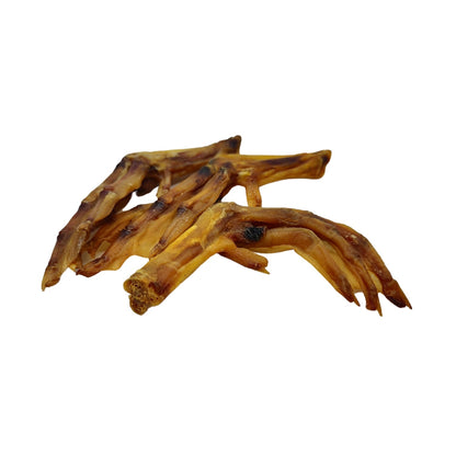 Country Living All-Natural Duck Feet Dog Treats – Crunchy, Long-Lasting Chews – (20-Pack)