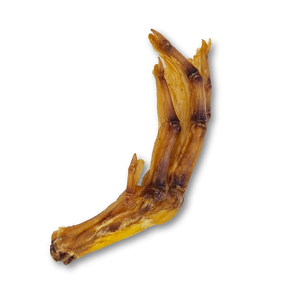 Country Living All-Natural Duck Feet Dog Treats – Crunchy, Long-Lasting Chews – (20-Pack)