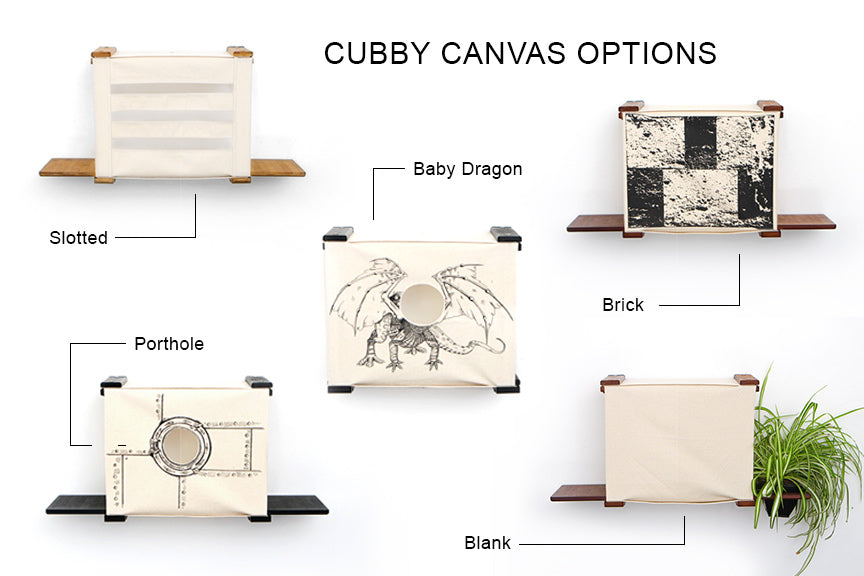 Cat Cubby for Wall - Covered Cat Bed