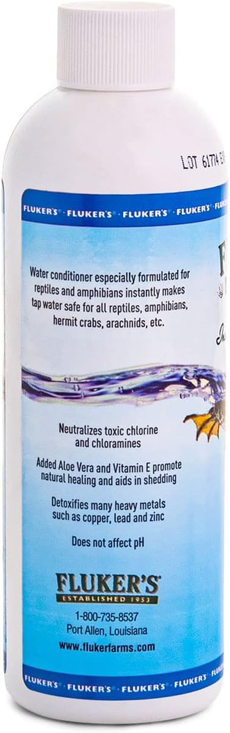 Fluker’s Aloe Reptile Water Dechlorinator & Conditioner – 8 oz