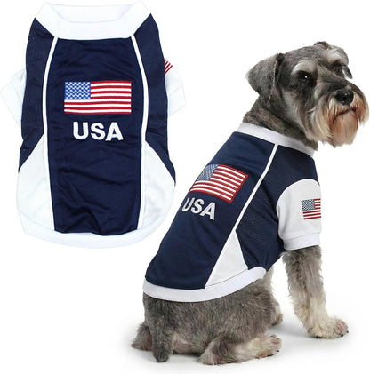 Parisian Pet Soccer Jersey for Dogs – Breathable Mesh Team Jersey, XS–5XL