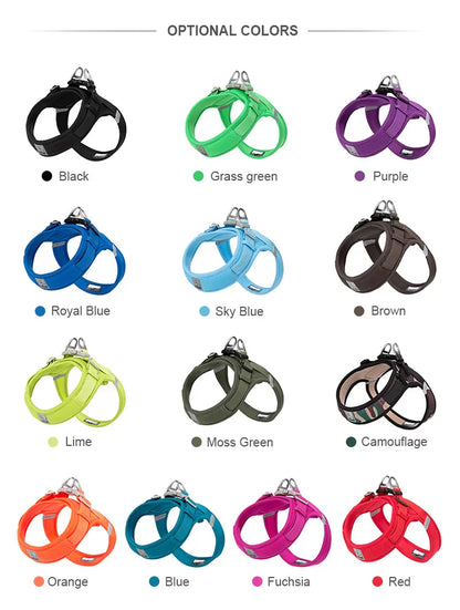 TrueLove Mesh Dog Harness TLH3013  - Black