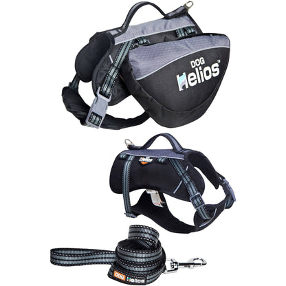Dog Helios ® Freestyle 3-in-1 Explorer Sporty Convertible Waterproof Dog Backpack Harness