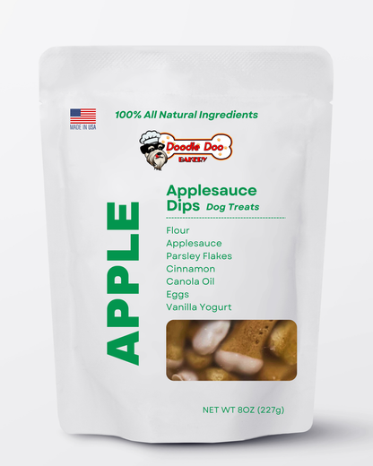 Homemade Dog Treats - 🍏 Applesauce Dips Treat 1/2lb 🍦