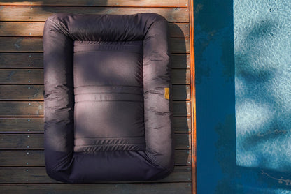 Waterproof Lounger Dog Bed Gray