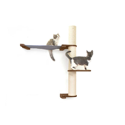 The Crow's Nest - A Wall Cat Scratcher with Hammock