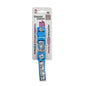 Nylon Dog Collar with Embroidered Rainbow Design, Secure & Adjustable Fit, Comfortable Wear