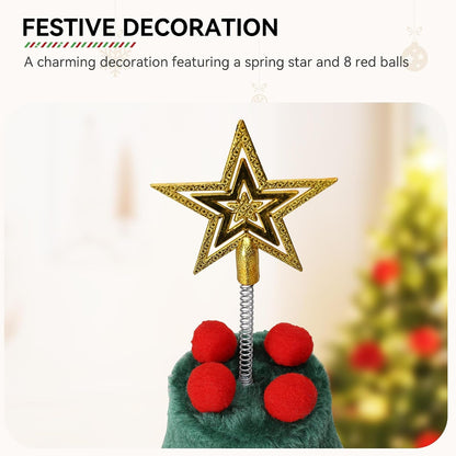 Christmas Cat Tree with 2-Story House – 60 & 63 Inch