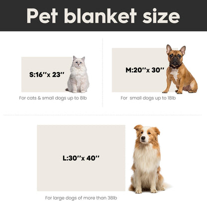 Christmas Pet Blanket – 3D Textured Fleece for Dogs & Cats, 6 Styles