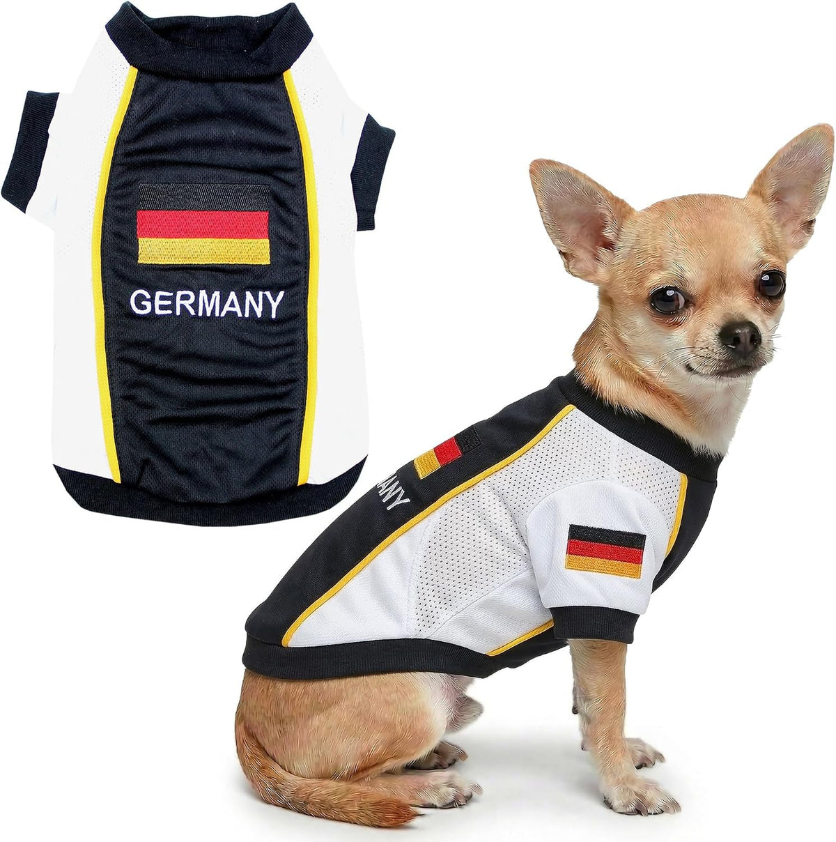 Parisian Pet Soccer Jersey for Dogs – Breathable Mesh Team Jersey, XS–5XL