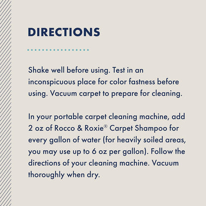 Rocco & Roxie Carpet Cleaner – Pet Stain & Odor Solution