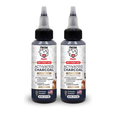 Pet Vet Activated Charcoal Gel for Dogs & Cats (60 mL)