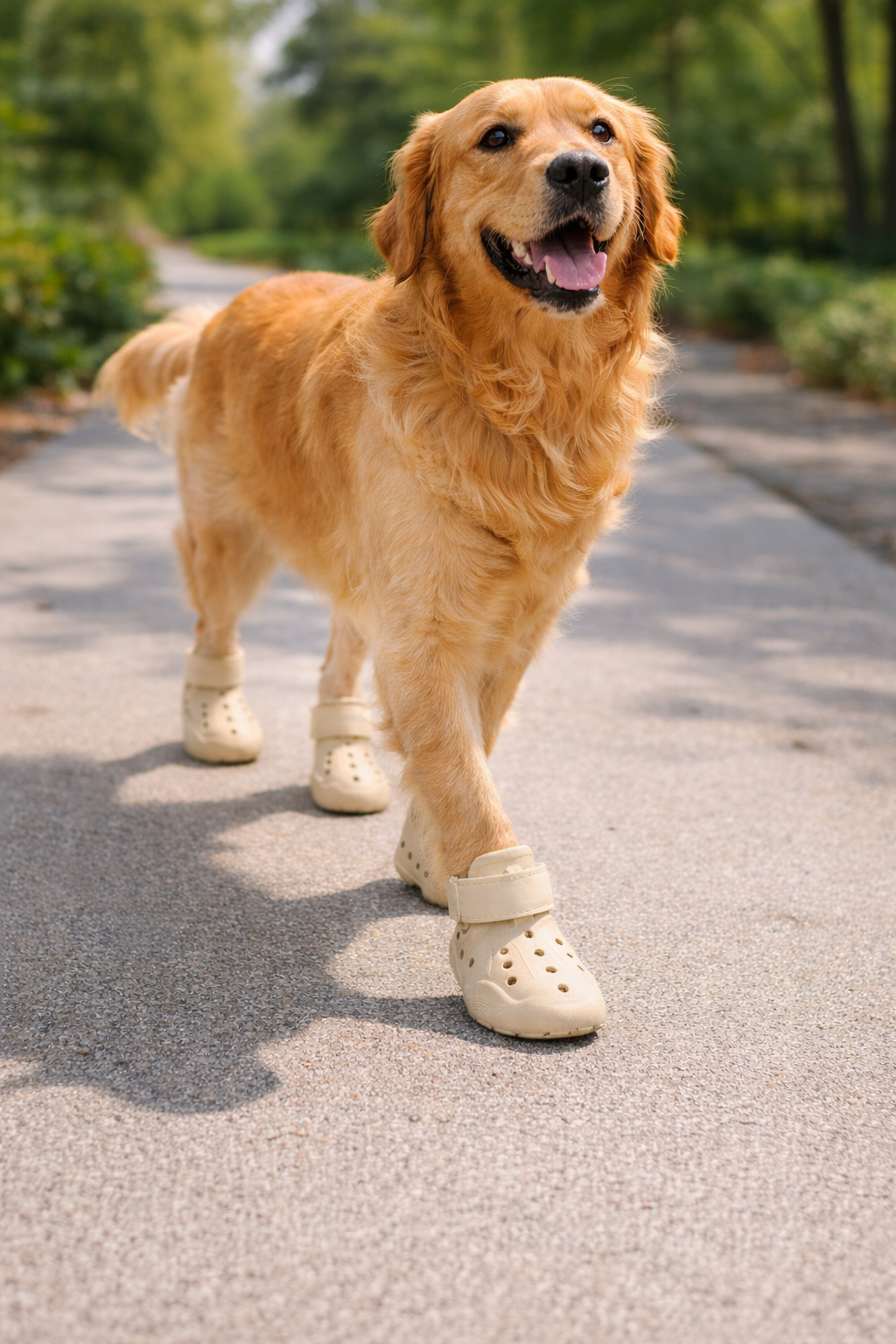 Adventure Croc-Style Dog Shoes – Breathable Paw Protection