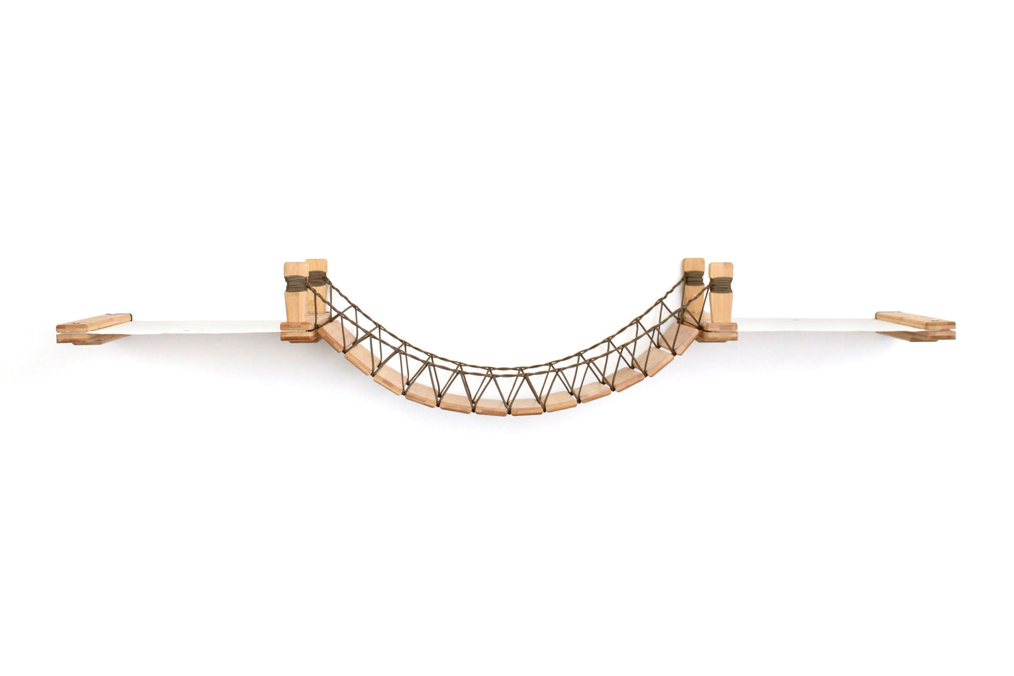 Double Cat Hammock and Climbing Bridge Combo