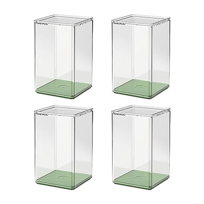 Acrylic Display Case 4PCS Upgraded Large 125mm Clear Blind Box Display Case - Dustproof Acrylic Organizer