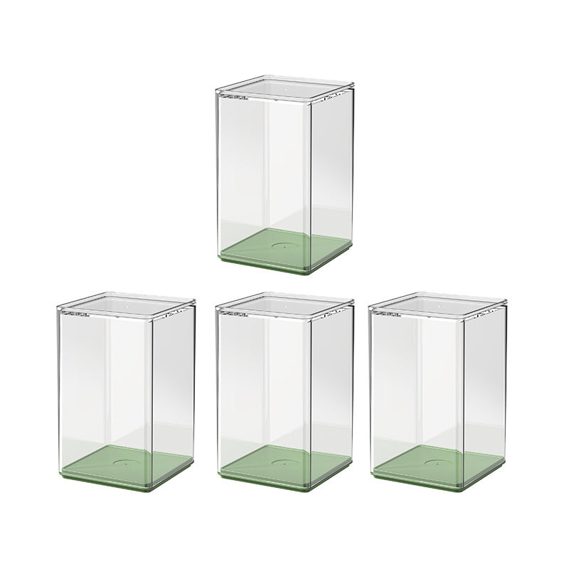Acrylic Display Case 4PCS Upgraded Large 125mm Clear Blind Box Display Case - Dustproof Acrylic Organizer