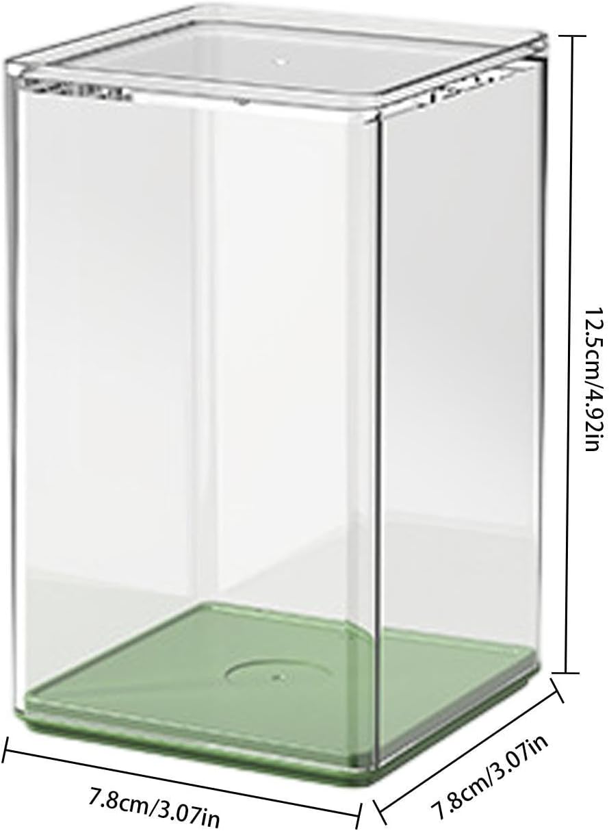 Acrylic Display Case 4PCS Upgraded Large 125mm Clear Blind Box Display Case - Dustproof Acrylic Organizer