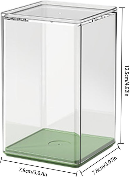 Acrylic Display Case 4PCS Upgraded Large 125mm Clear Blind Box Display Case - Dustproof Acrylic Organizer