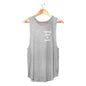 Puppies Make Me Happy Motto Sleeveless Top | Classic Gift for Dog Moms | Made in USA