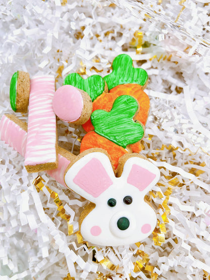 “BOO BUN™” Gift Set — Certified Lookie-a-Tookie™ Canine Cookies, Easter & Spring Handcrafted Dog Treat Collection 🐰🐾🥕