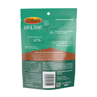 Zuke’s Adult Hip & Joint Peanut Butter Recipe Dog Treats