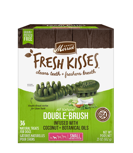 Merrick Fresh Kisses Coconut Dental Treats For Small Dogs (23oz) (36Ct)
