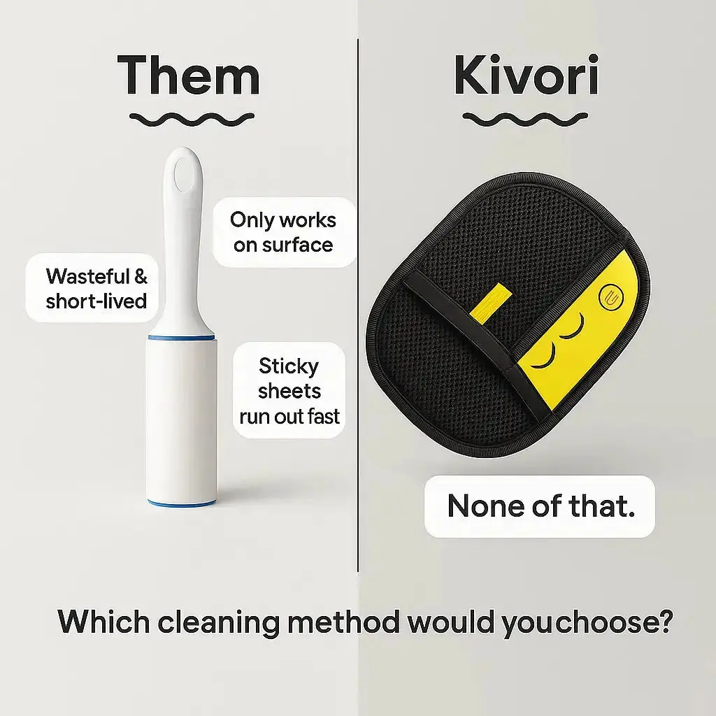 static pet hair removal glove