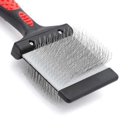 Jeffers Double-Sided Flex Head Pet Grooming Slicker Brush