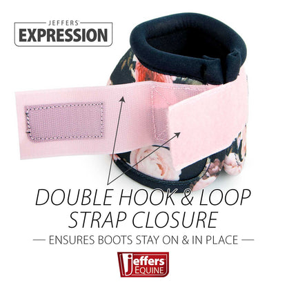 Jeffers Expression No-Turn Bell Boots for Horses, Pair