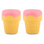 Jeffers Ice Cream Cone Natural Rubber Stuffable Treat Dispensing Dental Dog Chew Toy