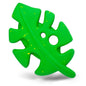 Jeffers Leaf Shaped Natural Rubber Dog Chew Toy with Dental Benefits and Vanilla Scent for Medium Chewers