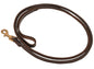 Jeffers Rolled Leather Dog Leash with Hand Strap Handle, 6'L